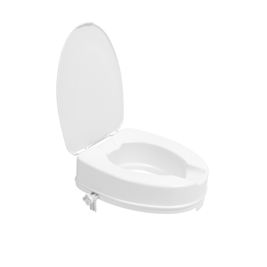 CARE+ Toiletseat Raiser with Lid Komforta+